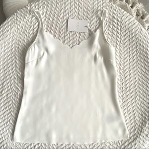 TED BAKER | Scalloped Camisole - White